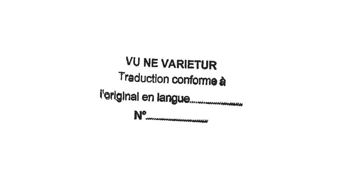 Décryptage du numéro de Varietur dans le monde de la traduction assermentée Décryptage du numéro de Varietur dans le monde de la traduction assermentée