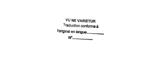 Décryptage du numéro de Varietur dans le monde de la traduction assermentée Décryptage du numéro de Varietur dans le monde de la traduction assermentée